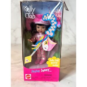 Kelly Club Jester Jenny Doll Mattel Asst 16058 24598 New In Box Poster Included